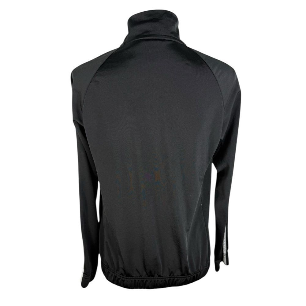 Adidas Women’s Black & White Zip Up Casual Athletic Jacket - Picture 4 of 9